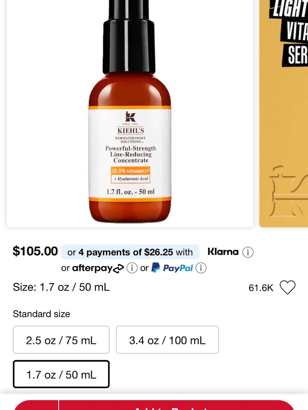 Kiehl's Powerful-Strength Line-Reducing concentrate